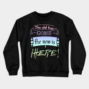 Lettering New Man Crewneck Sweatshirt